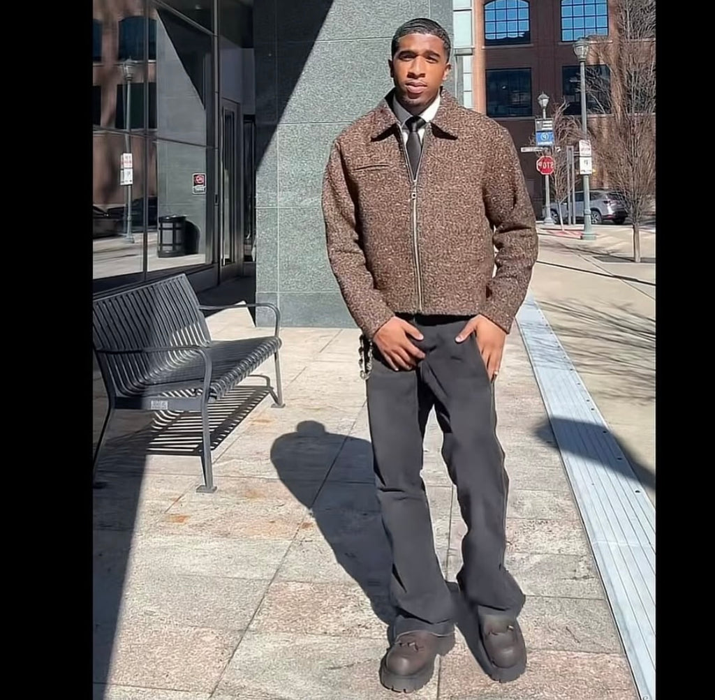 mnml Boxy Texture Jacket