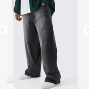 PLUS BAGGY RIGID WASHED JEAN