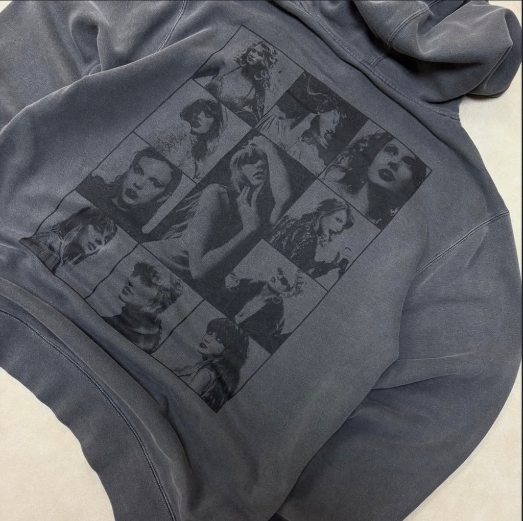 TAYLOR SWIFT THE ERAS TOUR
CHARCOAL HOODIE