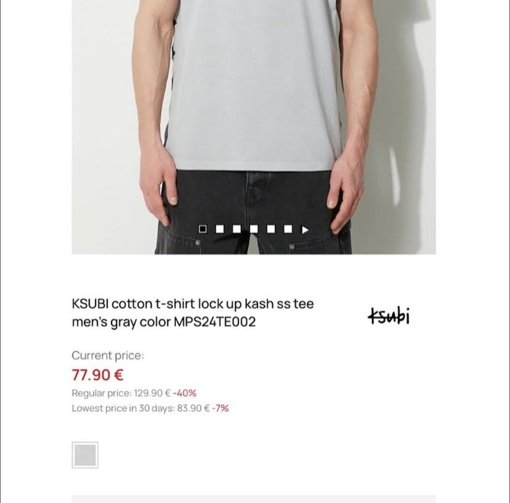 Ksubi Cotton T-Shirt Lock Up Cash