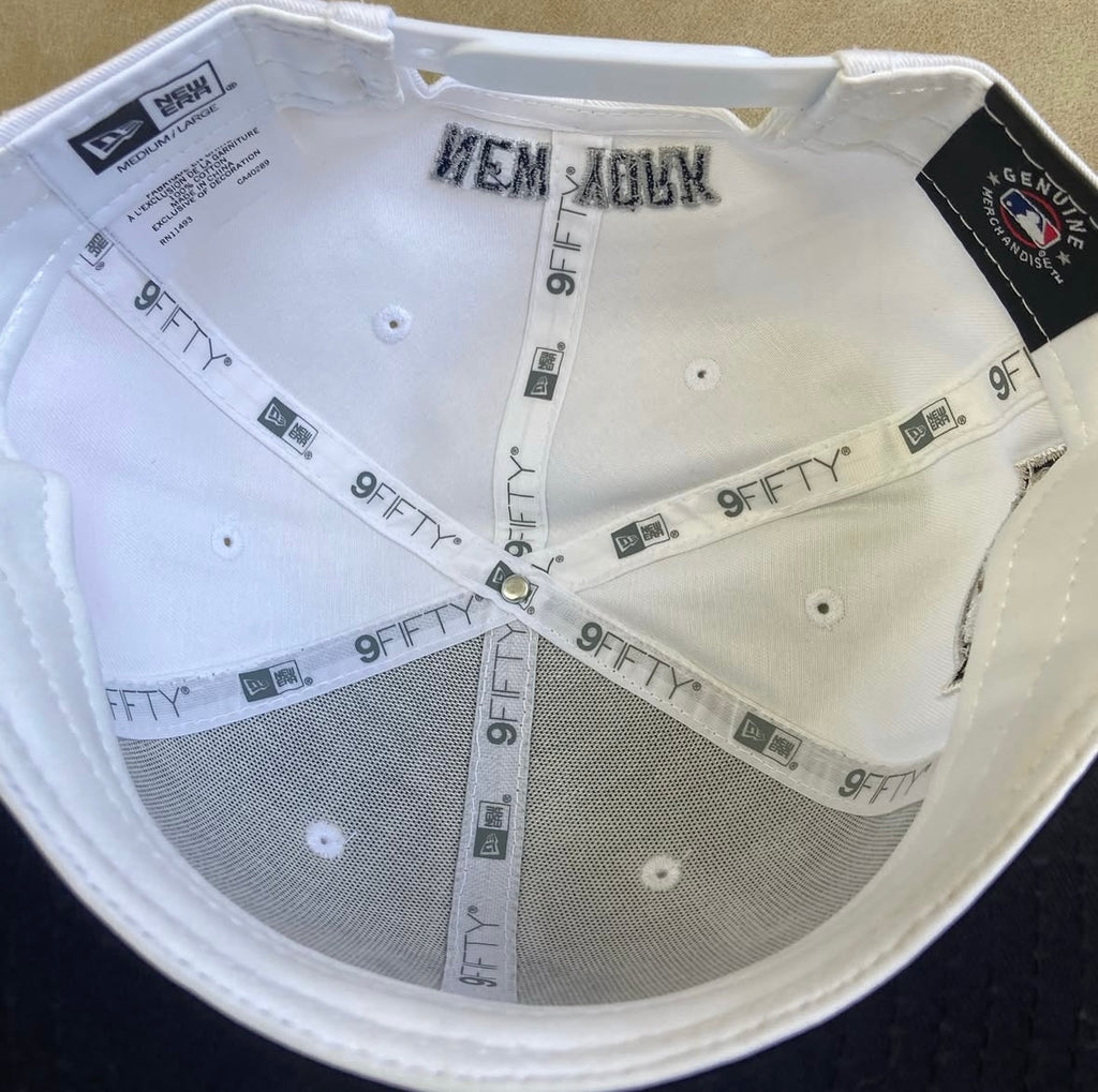 New Era Caps, White Crown Patches 9Fifty