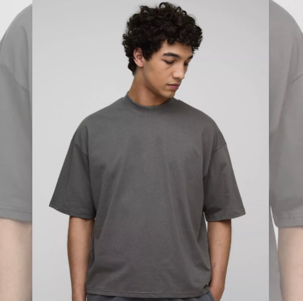 BOXY FIT HEAVYWEIGHT DOUBLE NECK
T-SHIRT