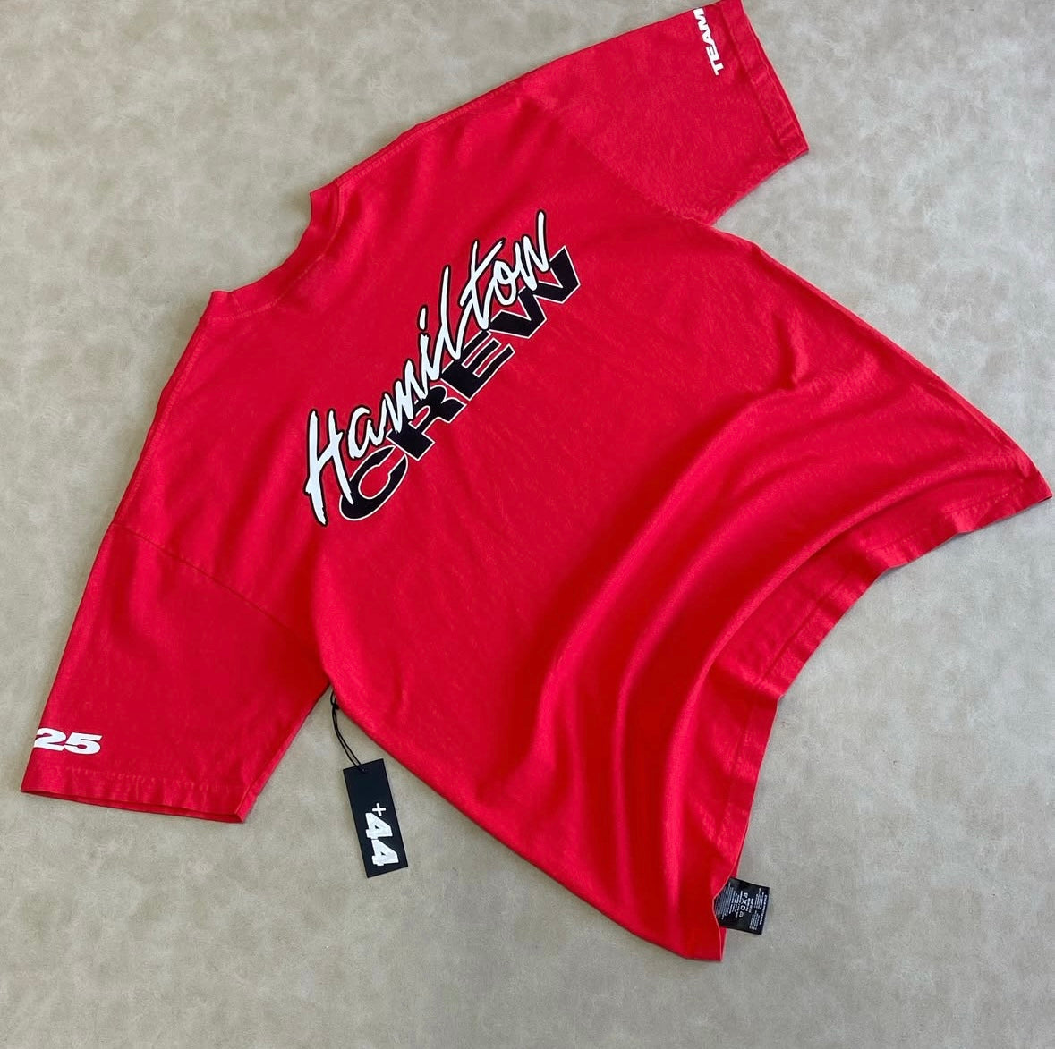 +44 2025 HAMILTON CREW S/S RED TEE