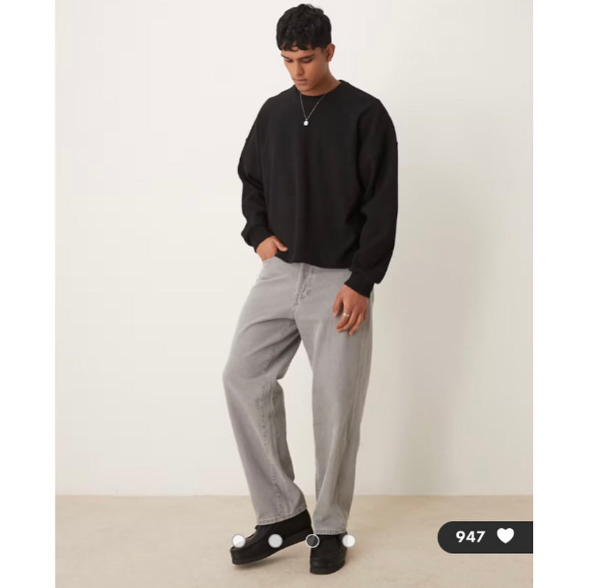 ASOS Desing Texture Obersized Boxy
Jersey