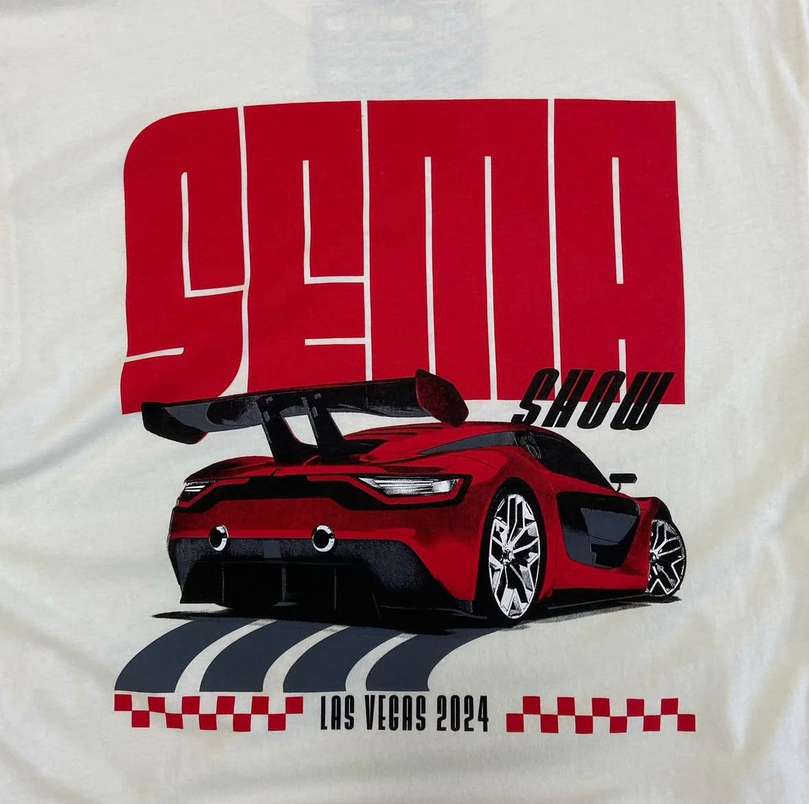 Super Car Tee -Vintage White- Short
Sleeve T-shirt