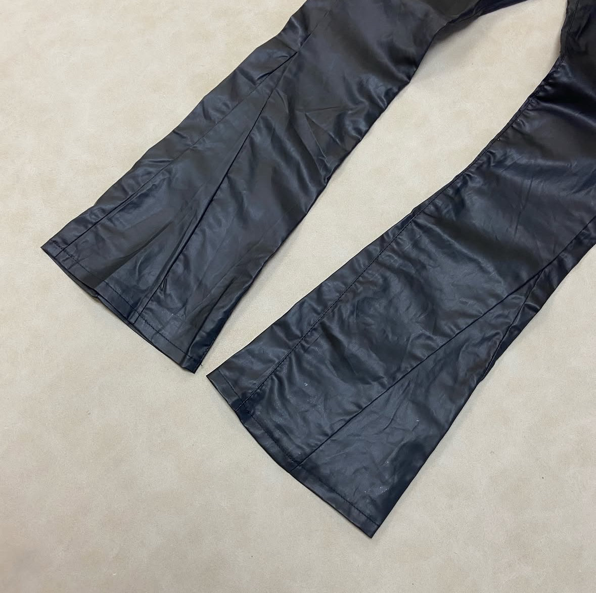 Keep It Solid Faux Leather Stacked Skinny