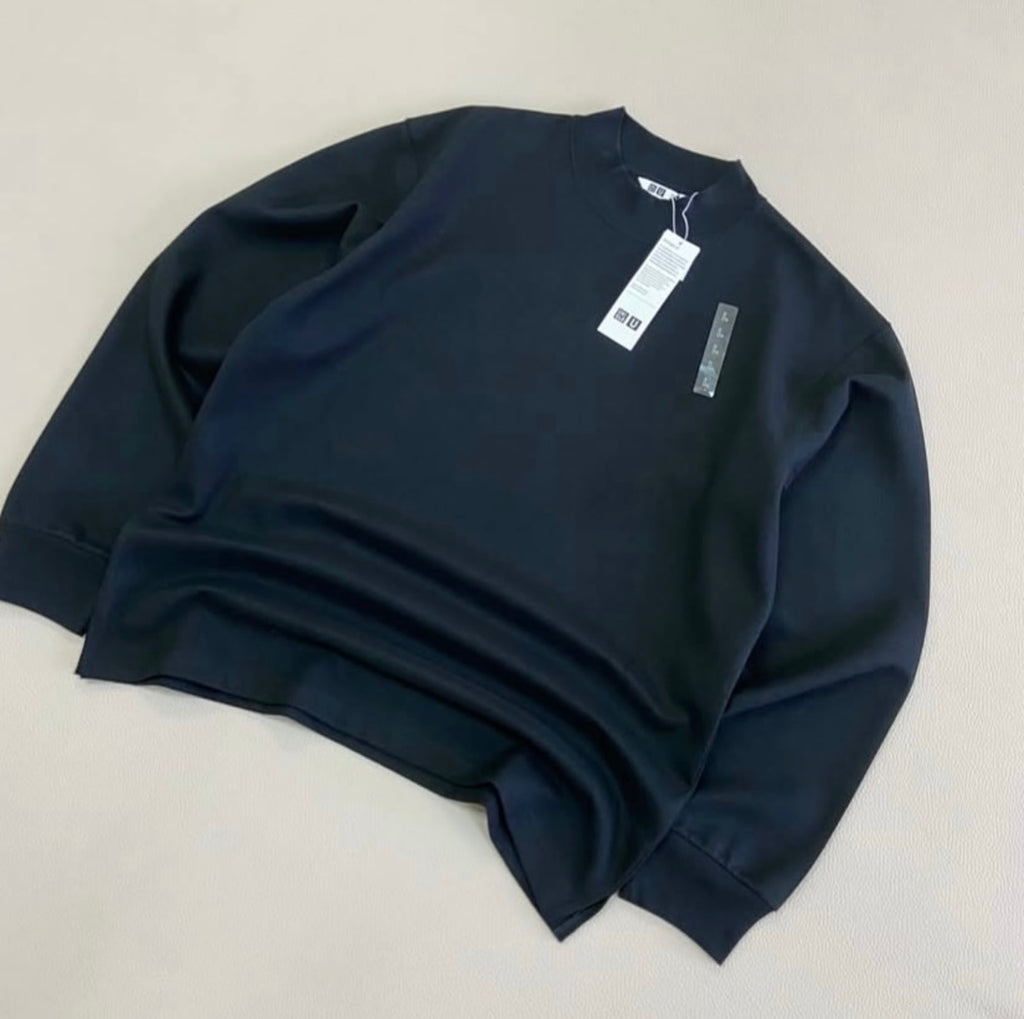 Brushed Mock Neck Long Sleeve