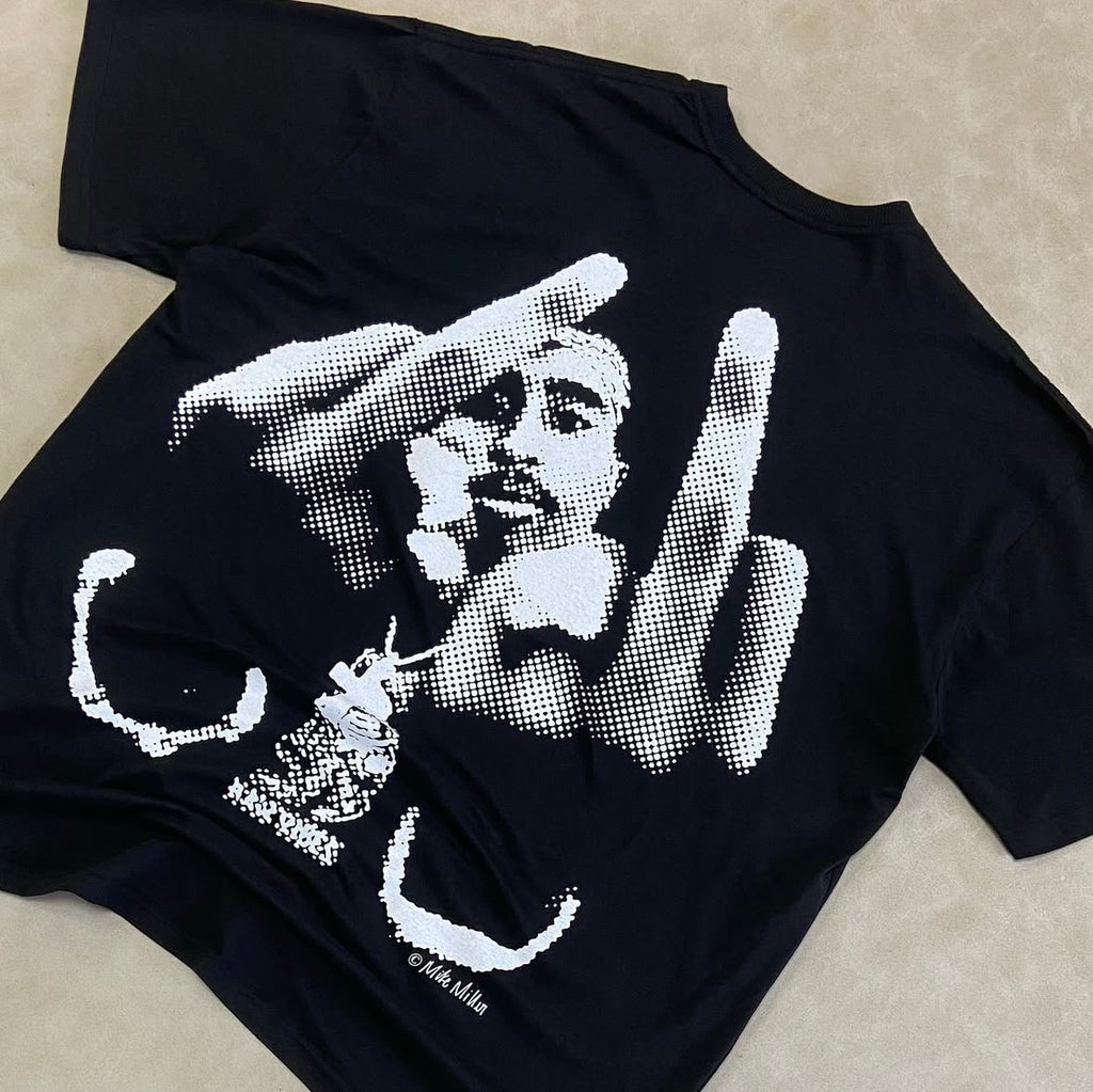 Tall Oversize T-Shirt With Tupac Print