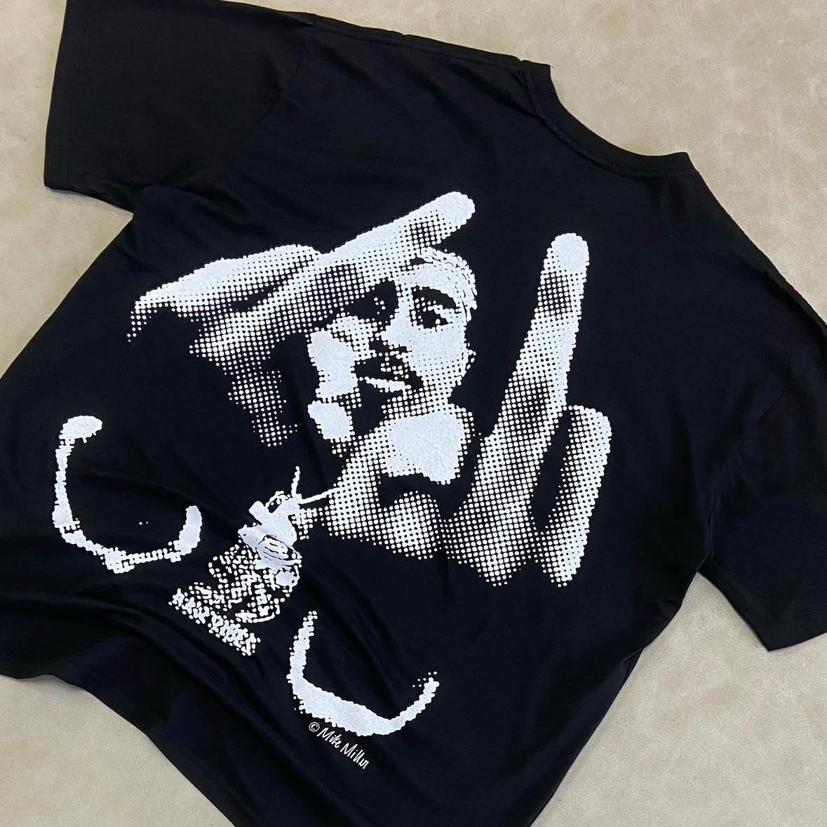 Tall Oversize T-Shirt With Tupac Print