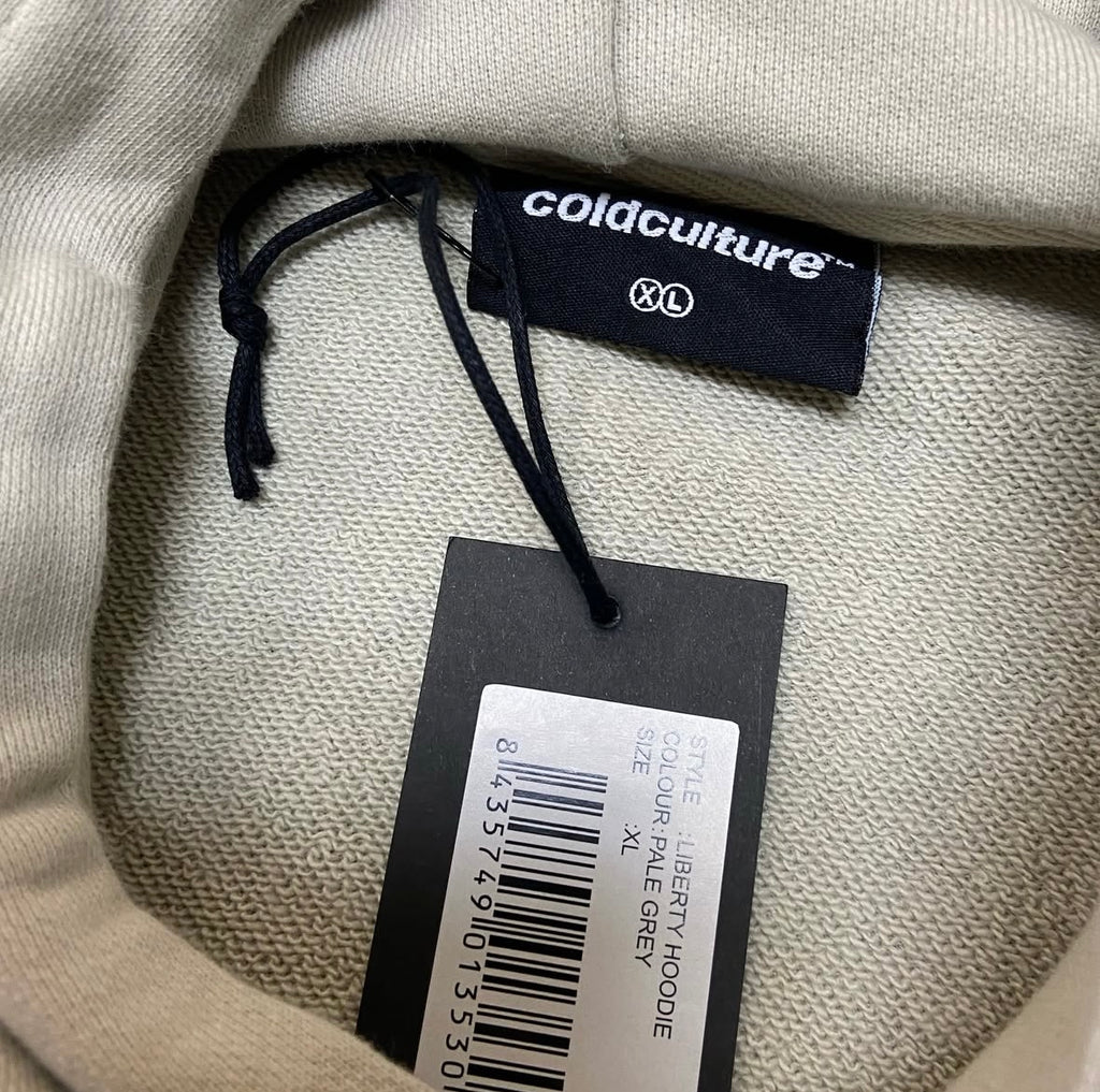Cold Culture Liberty Hoodie Pale Grey