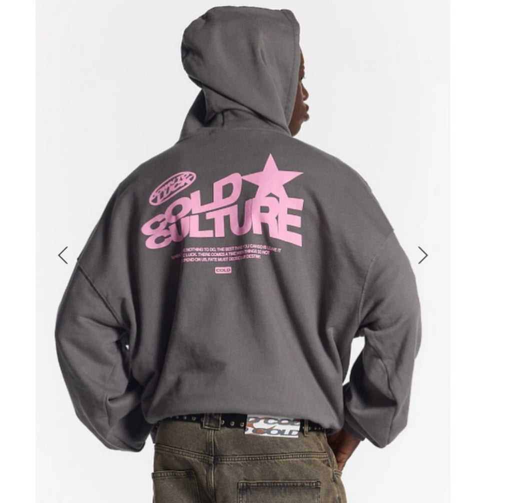 Cold Culture Down To Luck Hoodie Smokey Grey