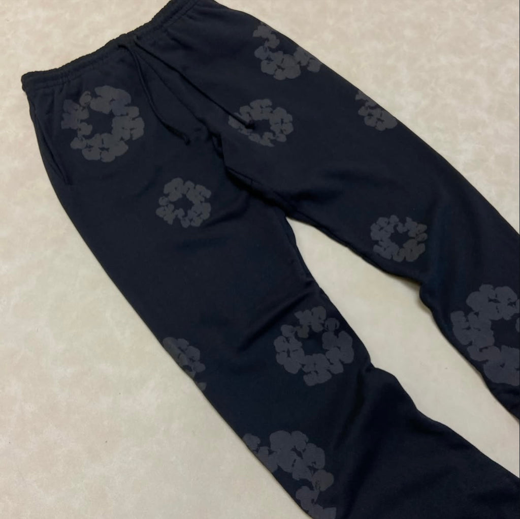 Denim Tears Black/Grey Sweatpants