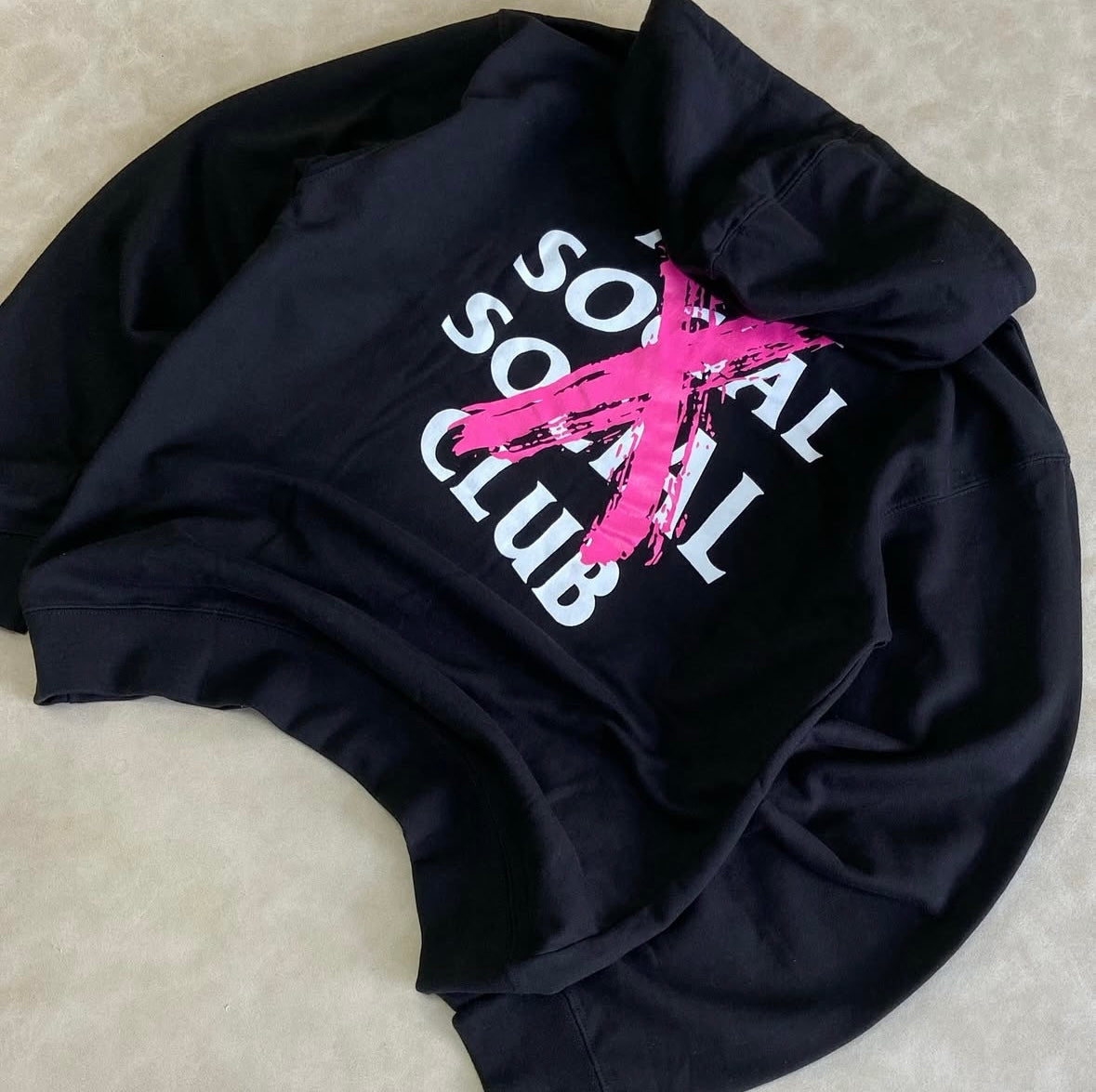 Anti Social Social Club Cancelled Hoodie
Black (Pink X)