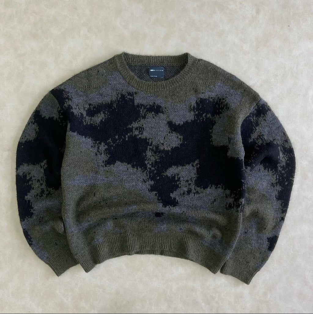 ASOS DESIGN relaxed boxy fit knitted
crew neck Jumper