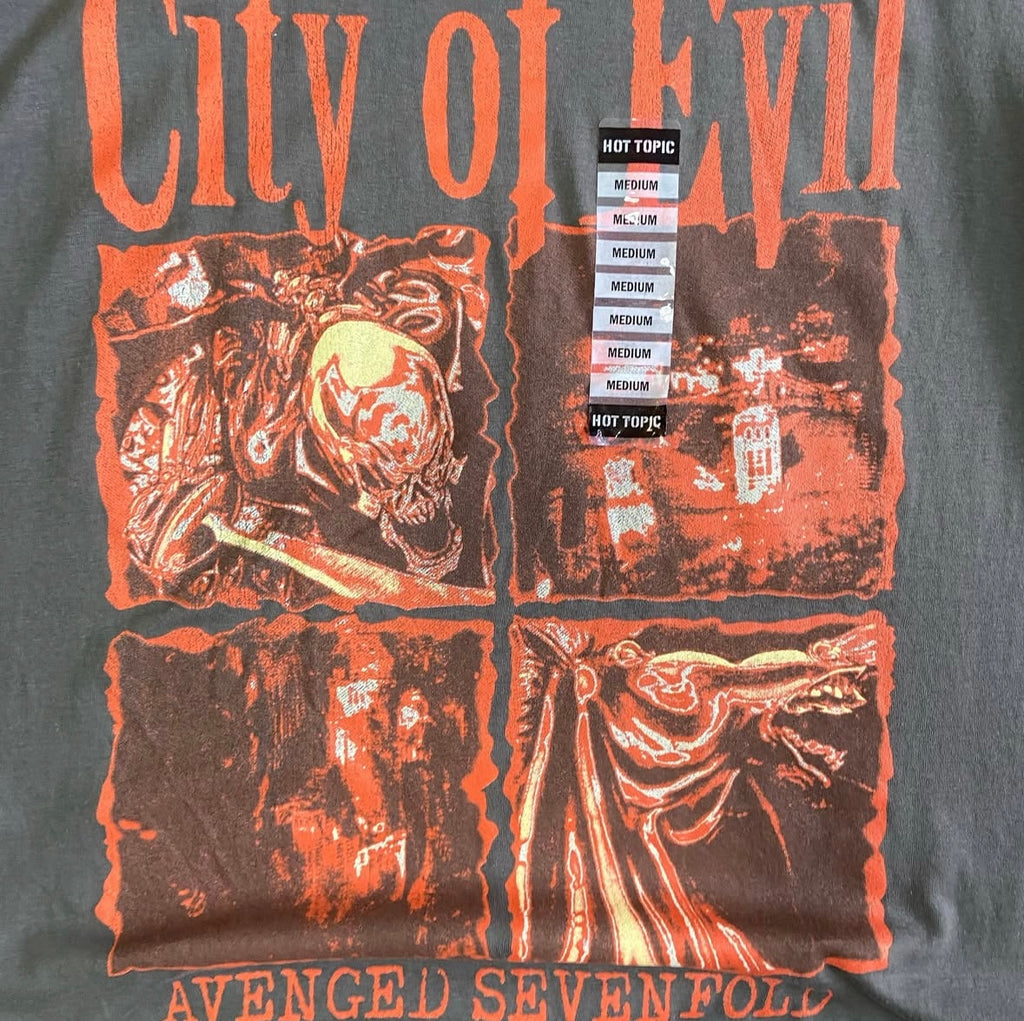 City Of Evil Grey T-shirt