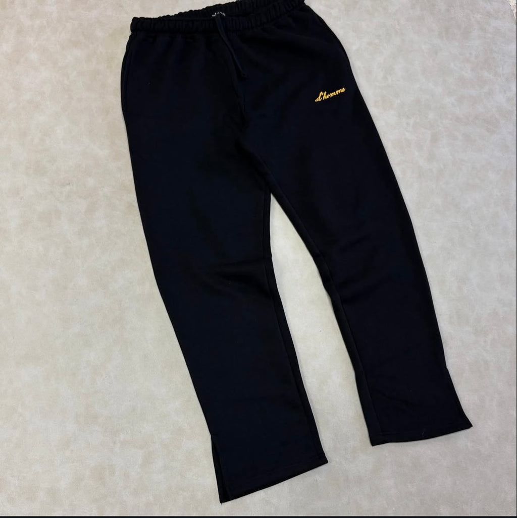 Regular Fit L'Homme Split Hem Pants