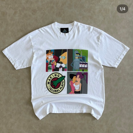 Futurama Shirt Grinder Combo - White