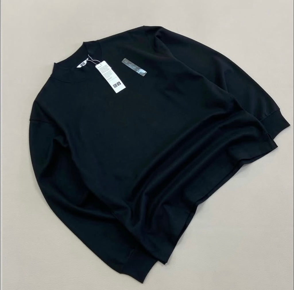 Brushed Mock Neck Long Sleeve