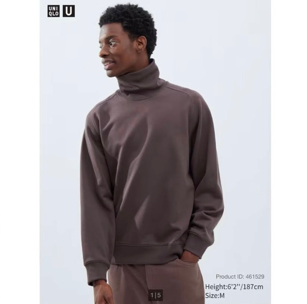 Uniqlo Sweat Turtleneck Long-Sleeve Shirt