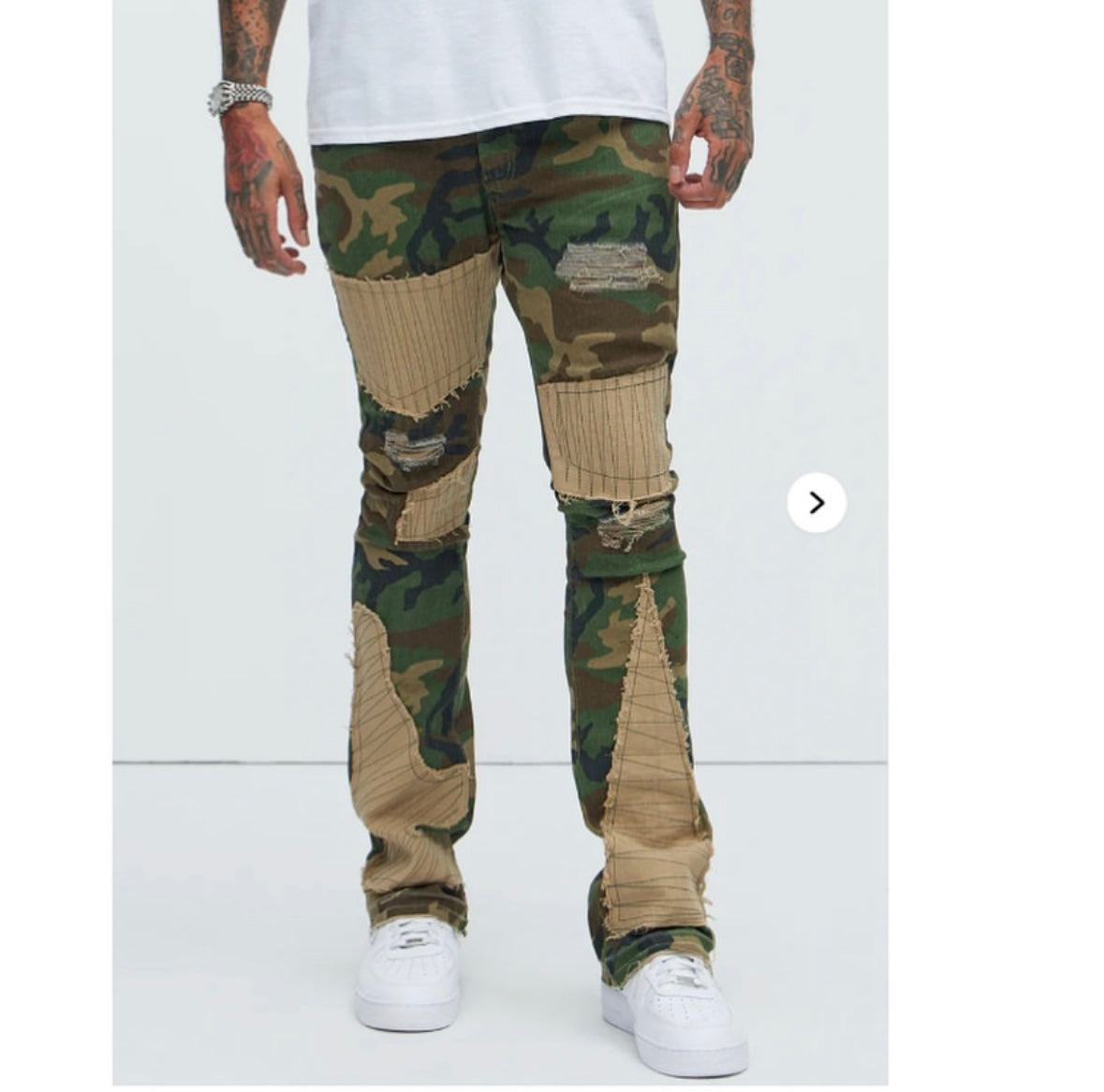 Got Something For You 	Flare Pants - Camouflage