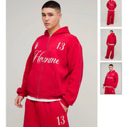 Oversized Boxy Homme 13 Zip Through
Extreme Wide Leg Tracksuit