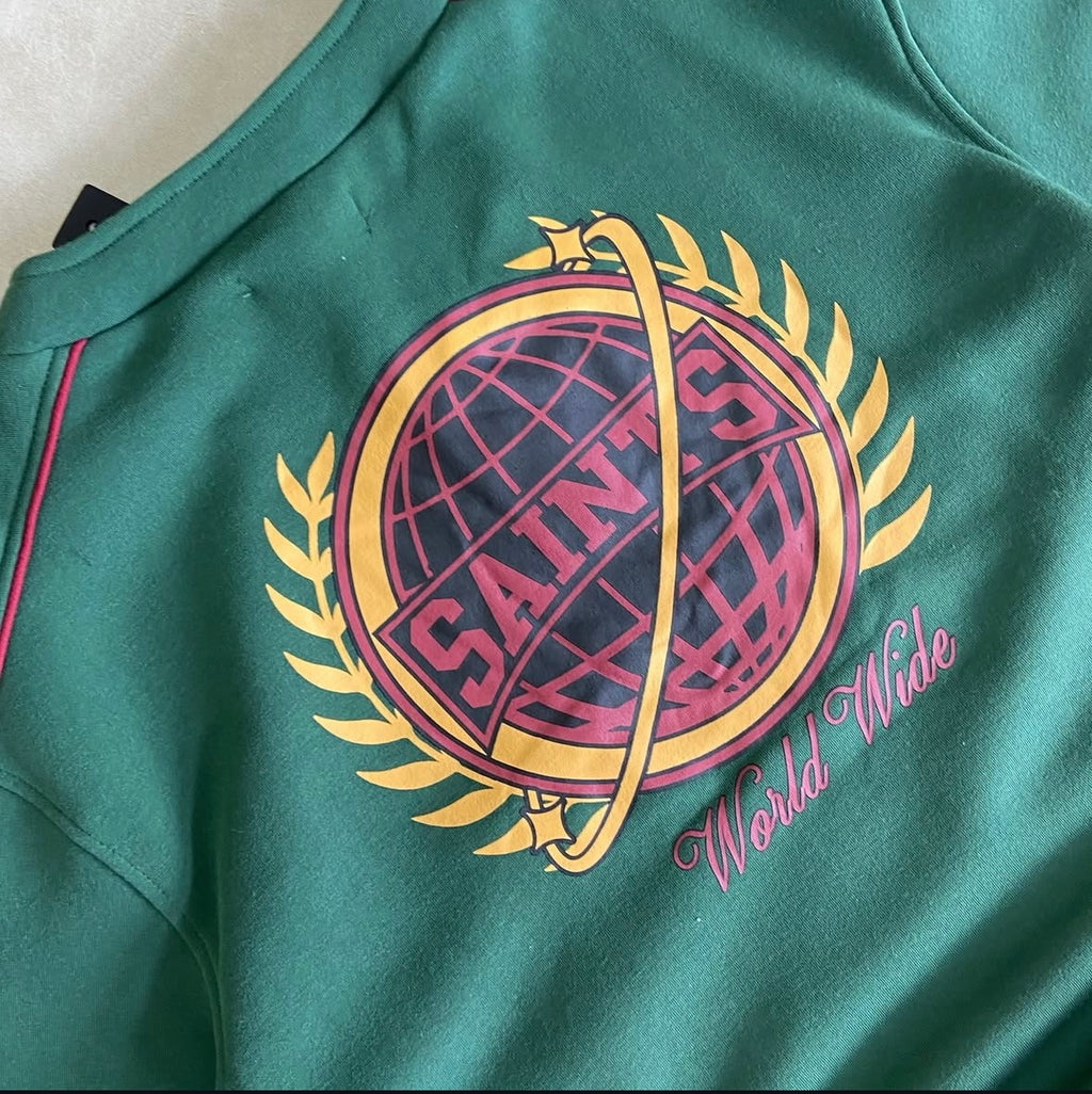 Saint Worldwide Henley Short Sleeve -
Green