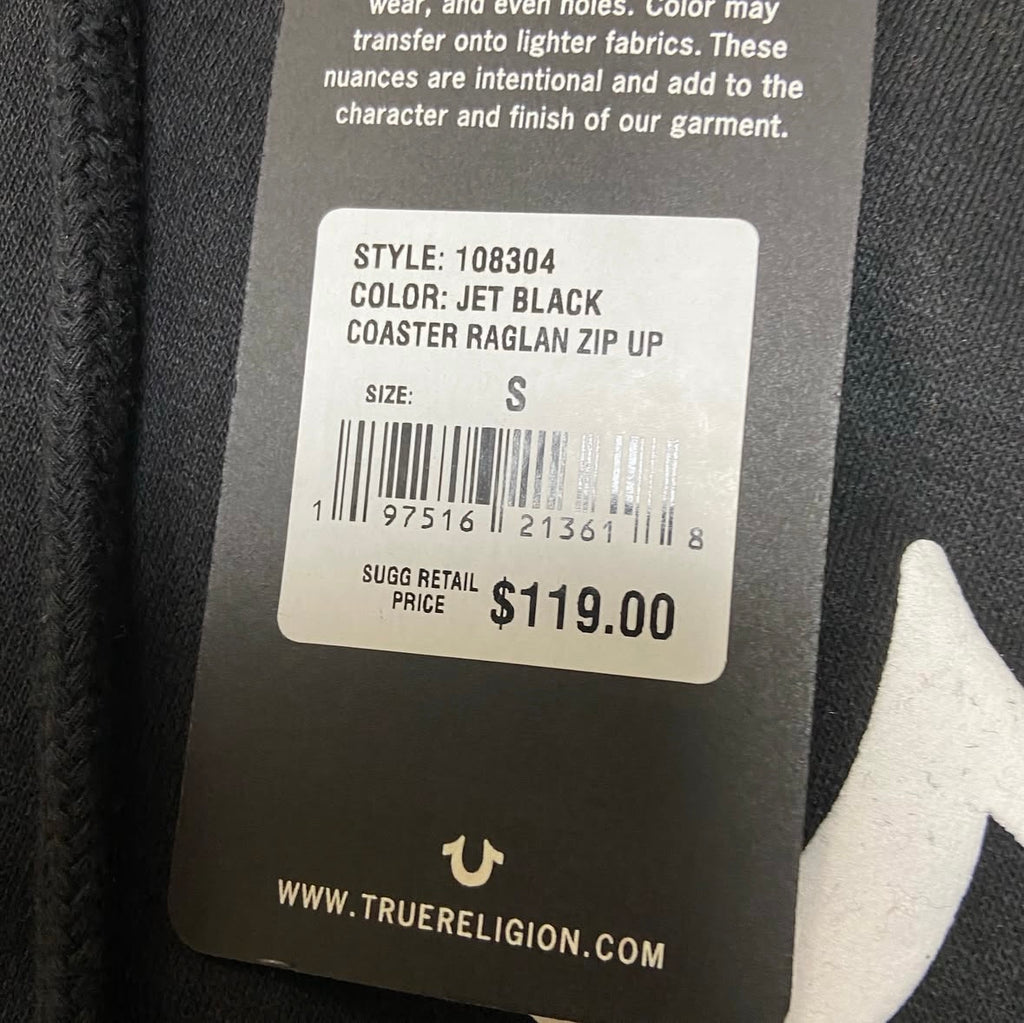 TRUE religion Coaster Raglan Zip Jacket