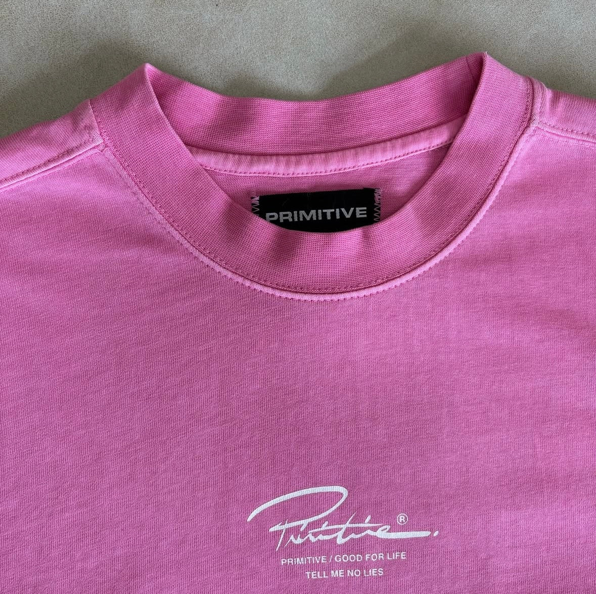 Primitive Angelo Pink Heavyweight T-Shirt