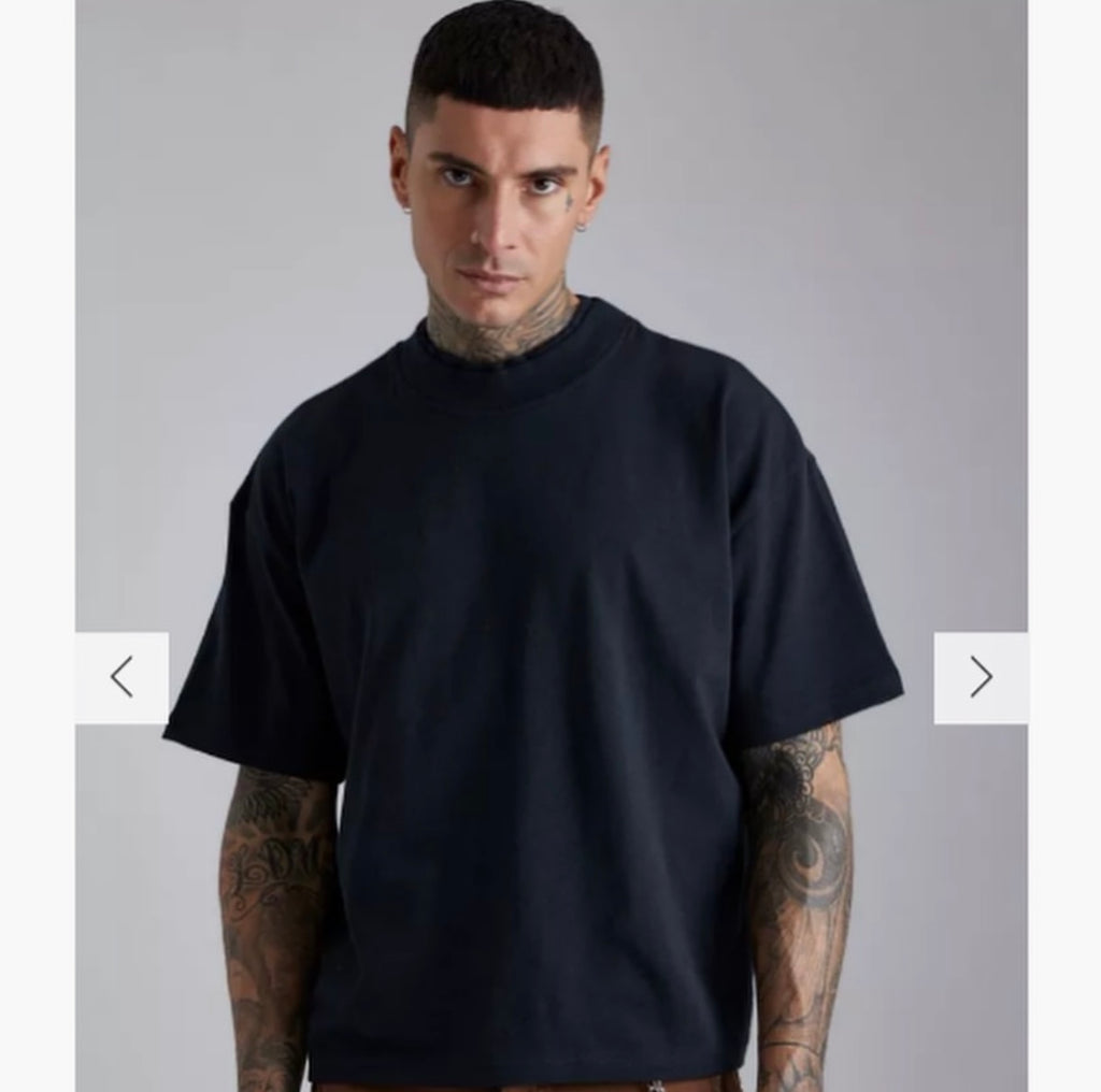 BOXY FIT HEAVYWEIGHT DOUBLE NECK
T-SHIRT