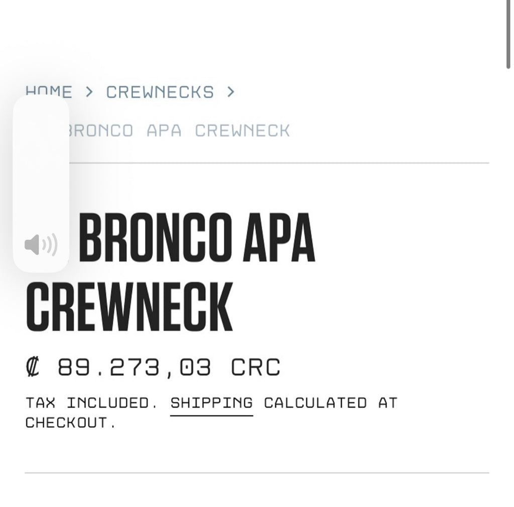 Bronco Apa Crewneck