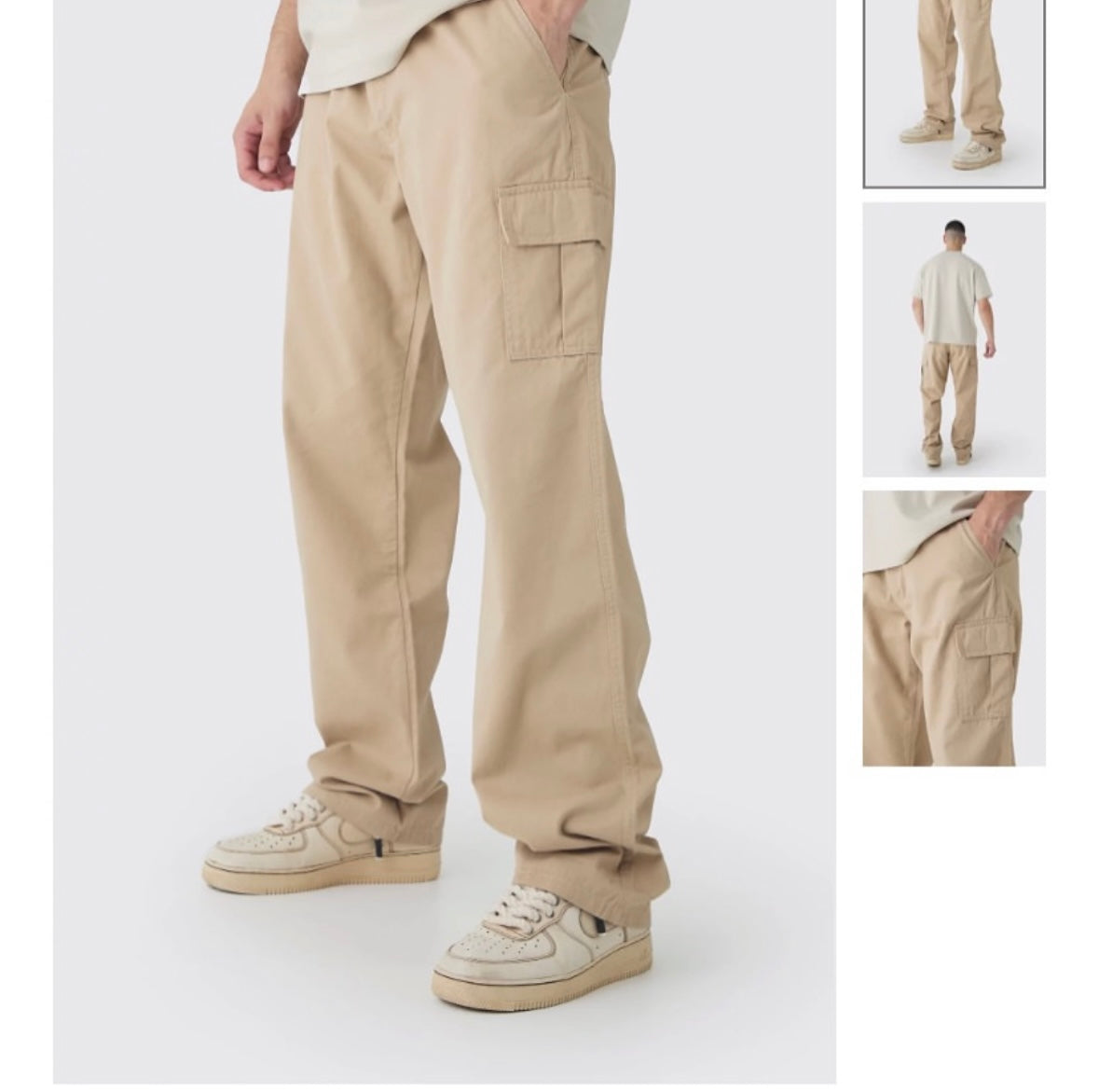 Tall Relaxed Fit Cargo Trousers
