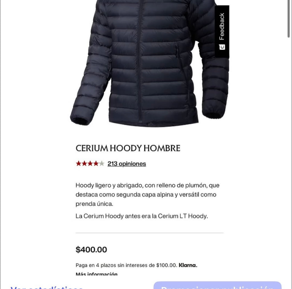 ARC'TERYX CERIUM HOODIE