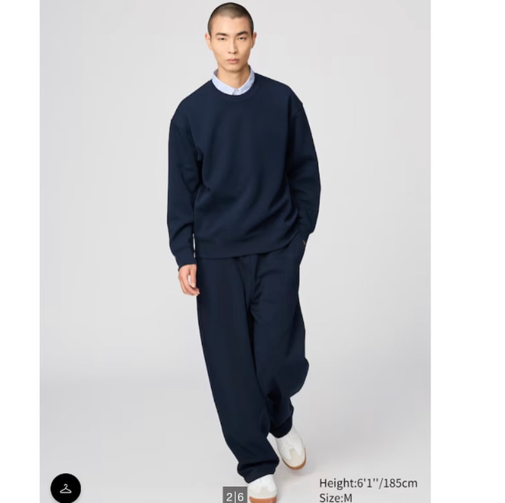 Uniqlo Fleece Crewneck T-Shirt Oliva