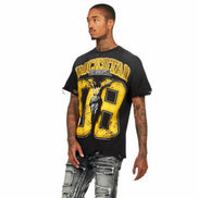 Fields Black/Pink Oversized Graphic T-Shirt