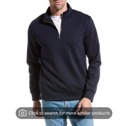ELIE TAHARI Scuba 1/4-zip Mock Pullover