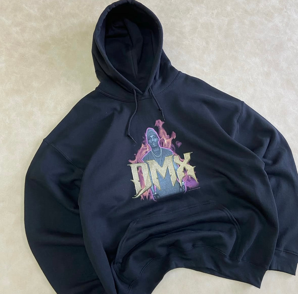 Oversized Hoodie With DMX Print