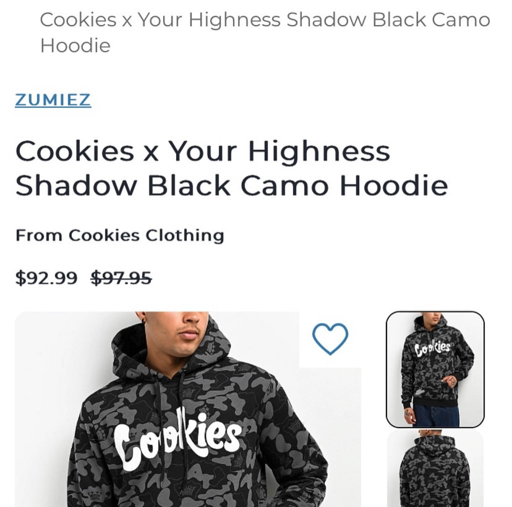 Cookies x Your Highness Shadow Black