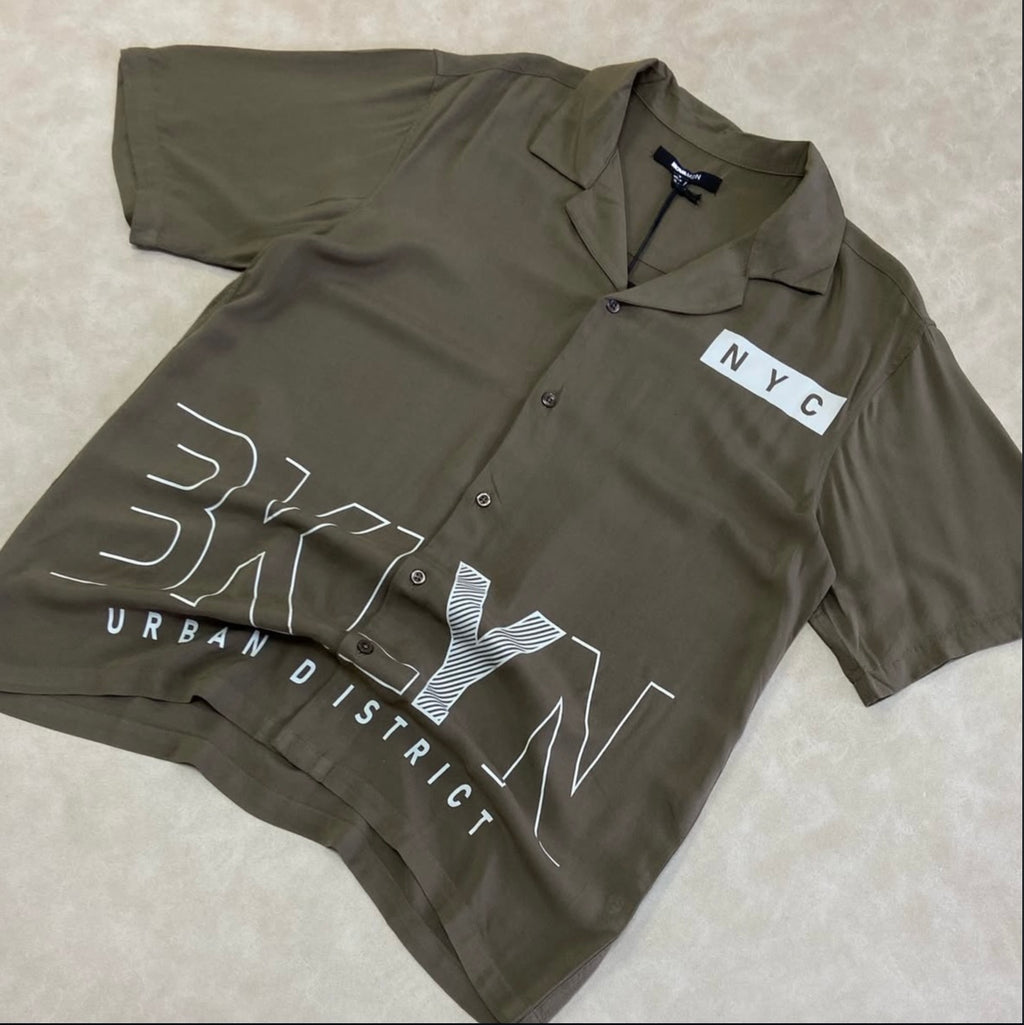 Camisa Brooklyn Graphic Cuban Collar