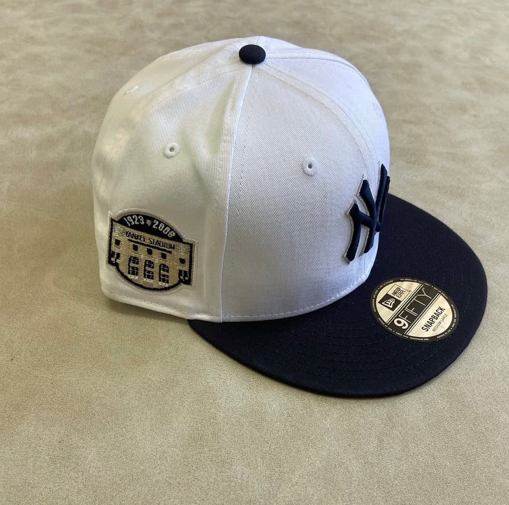 New Era Caps, White Crown Patches 9Fifty