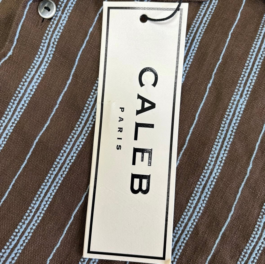 VALEN PARIS LINEN SHIRT WITH
EMBROIDERY