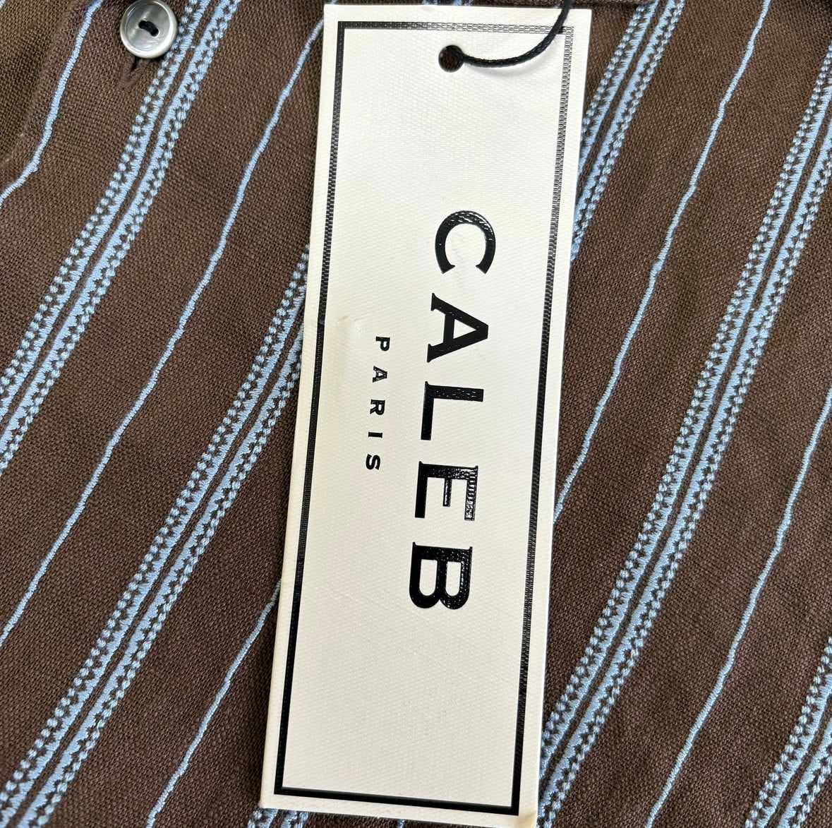 VALEN PARIS LINEN SHIRT WITH
EMBROIDERY