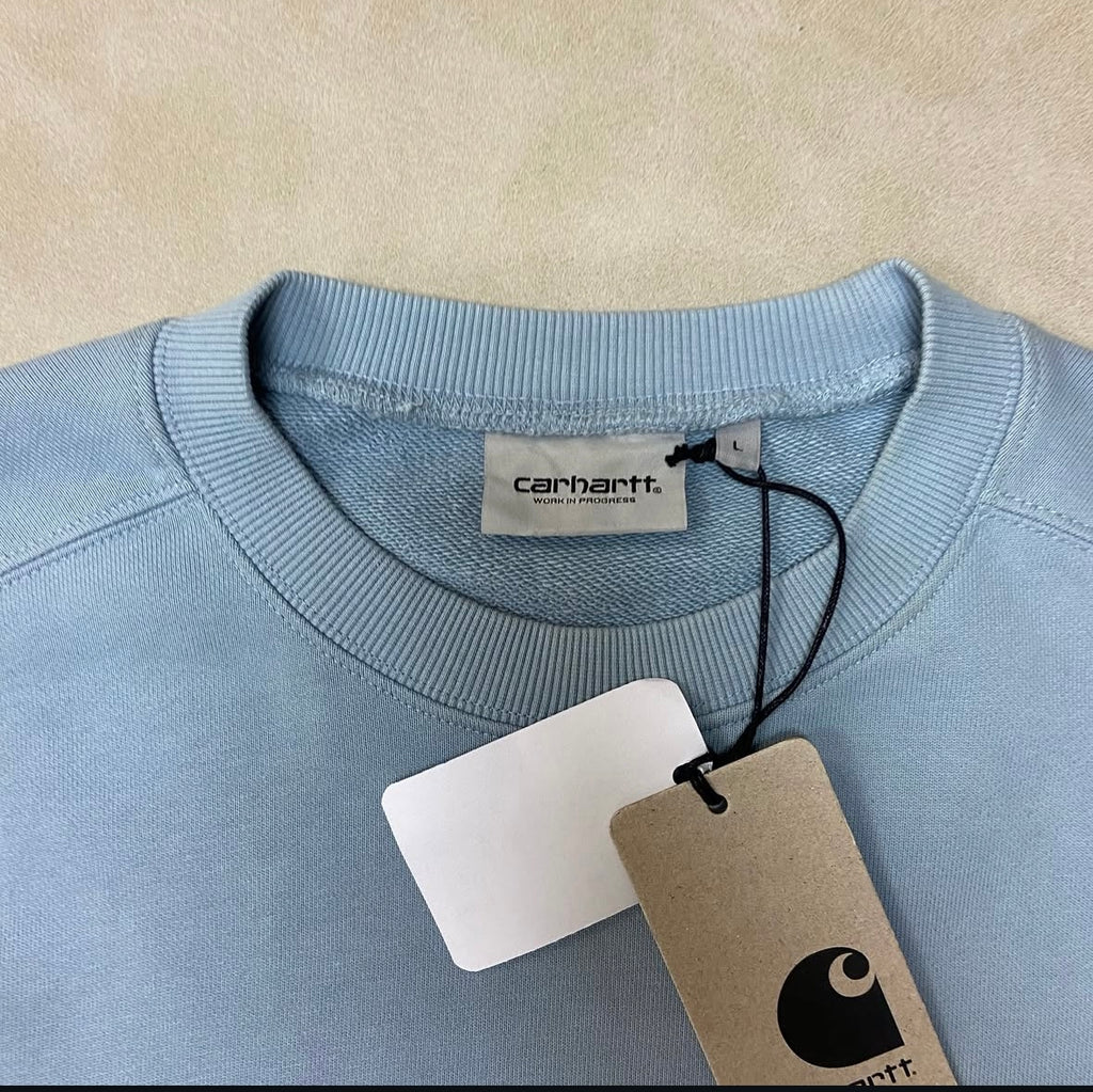 Carhartt WIP STAMP - Crewneck - Misty Sky