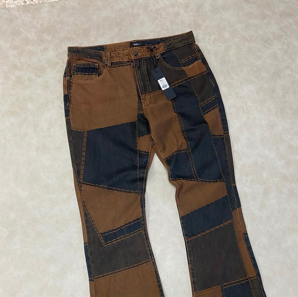 Verdugo Stacked Slim Flared Jeans