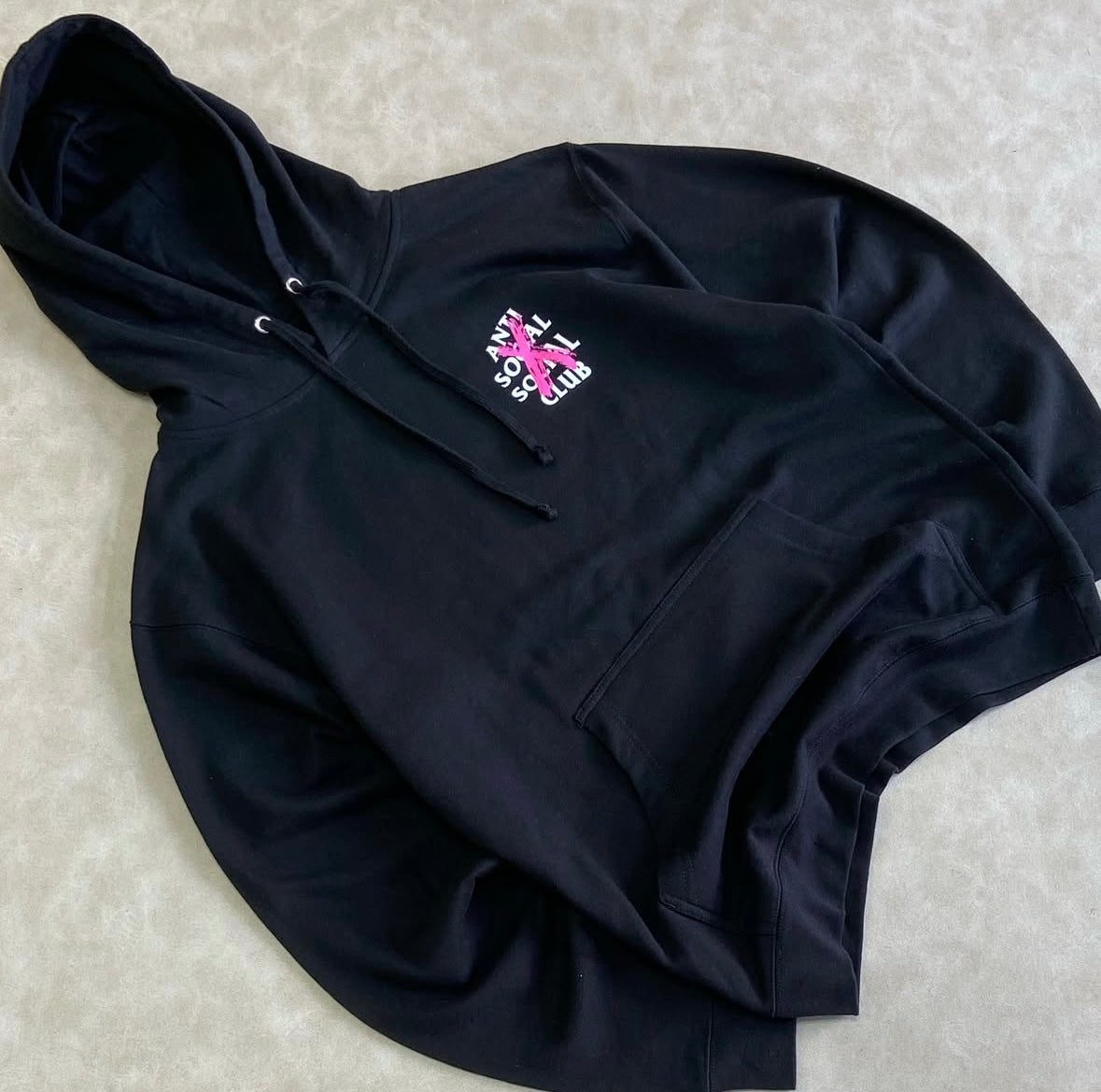 Anti Social Social Club Cancelled Hoodie
Black (Pink X)