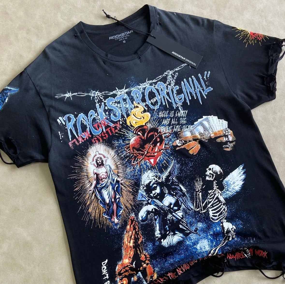 Rockstar Original Logo Black T-Shirt