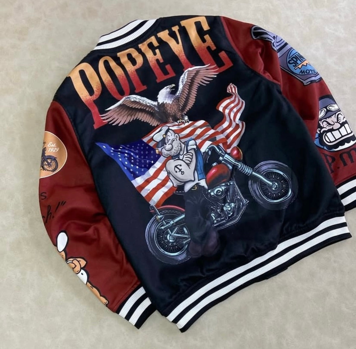 Reason X Popeye Varsity Jacket