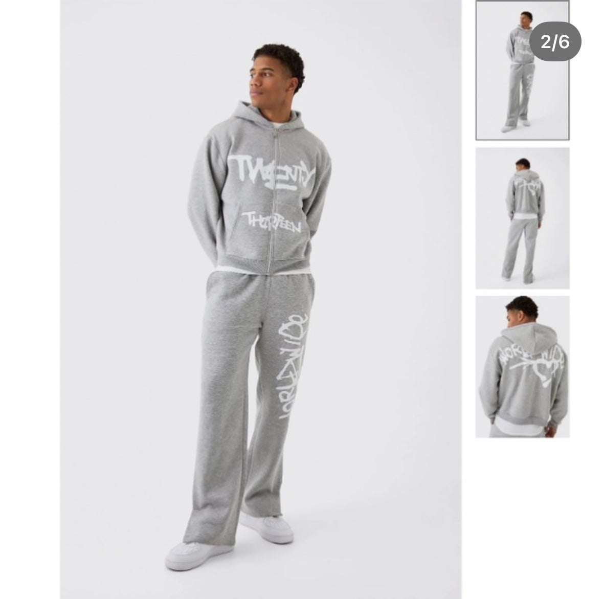 Straight-Leg Tracksuit With Hood