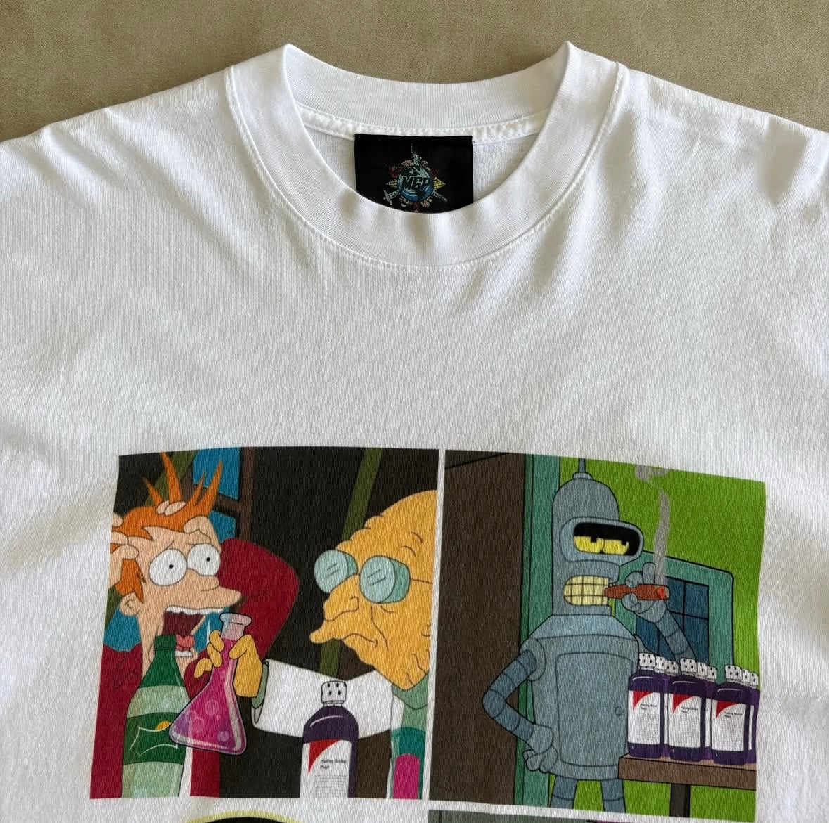 Futurama Shirt Grinder Combo - White