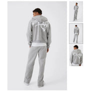 Straight-Leg Tracksuit With Hood