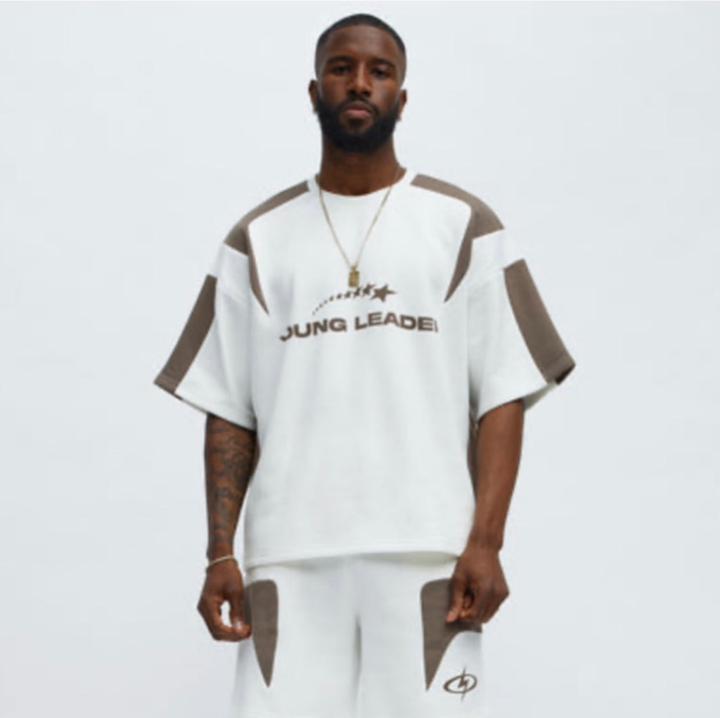 White Young Leader Oversized T- Shirt